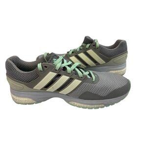 Adidas Supernova Sequence 9 Running Shoes Gray Mint Green Women's Size 10.5‎